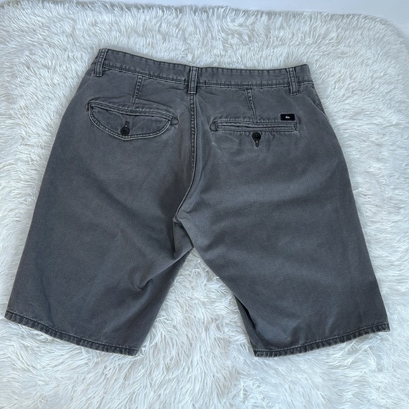 Quiksilver Grey Straight Denim Style Shorts - Picture 8 of 10